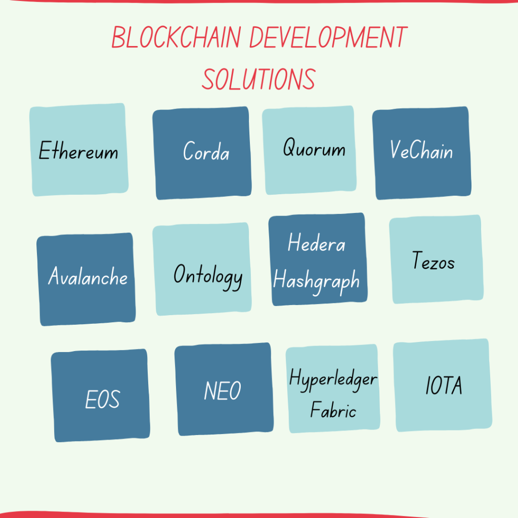 Blockchain development projects
